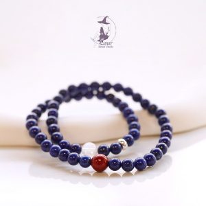 【青黛設計】阿富汗老料青金石手鏈手串禮物