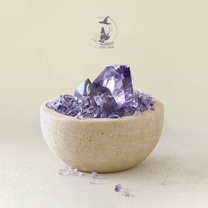 天然紫水晶辟邪招貴人能量家居擺件 Natural Amethyst Crystal Home Deco