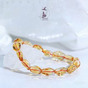 吸金找財財 稀缺巴西全淨體暴力黃水晶手串手鏈