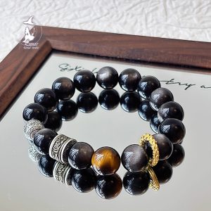 大話西遊黑悟空銀曜石男生好運串男生紀念日禮物送男友