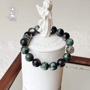 大展宏圖綠幽靈綠龍晶旺事業紀念日禮物送男友水晶手串手鍊