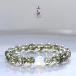 天然綠碧璽發晶綠超七順發密發全淨水晶手串手鏈