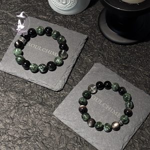 大展宏图旺事业升职加薪情侣手链手串绿幽灵情侣纪念日礼物