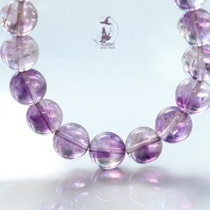 天然7A收藏級超級七水晶紫超七三輪骨幹男女手串手鏈