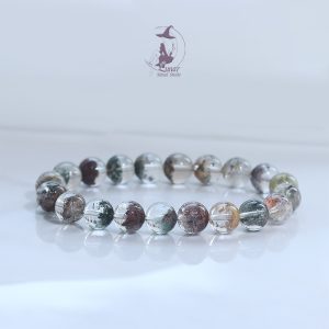 莫奈花園四季幽靈兔毛高級冰透體手串孤品