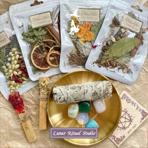 水晶聖木魔法蠟燭禮盒小套裝