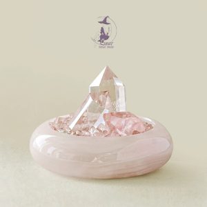 天然粉水晶吸引異性人緣能量家居擺件 Natural Rose Quartz Crystal Home Decor