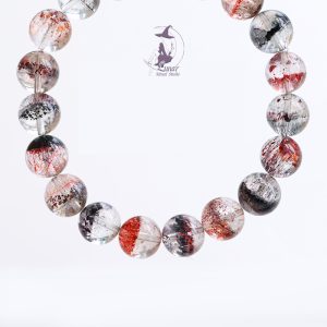 孤品 收藏級毒金草莓液聚寶盆超七手串