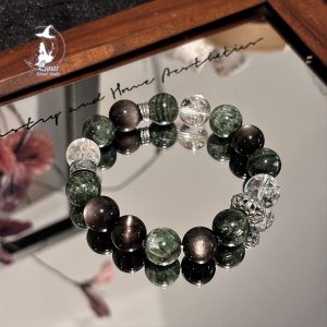 水木集綠龍晶男士能量水晶手串紀念日生日禮物送男友老公