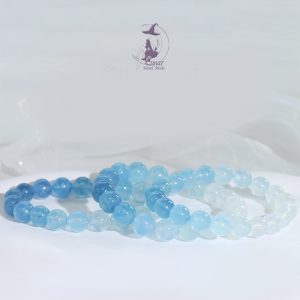 【勇敢者之石】天然巴西漸變海藍寶手串手鏈